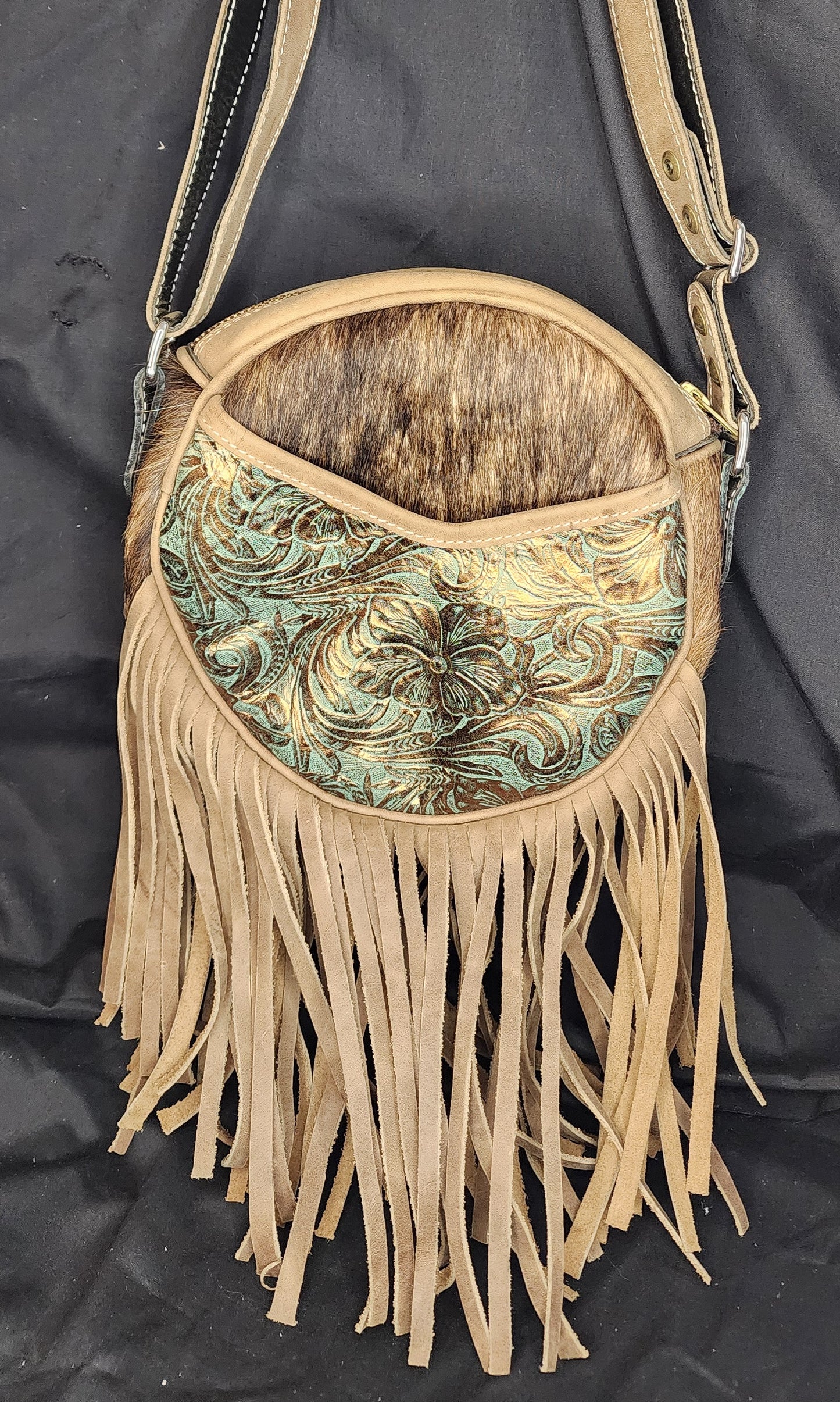 Round Fringe Bag