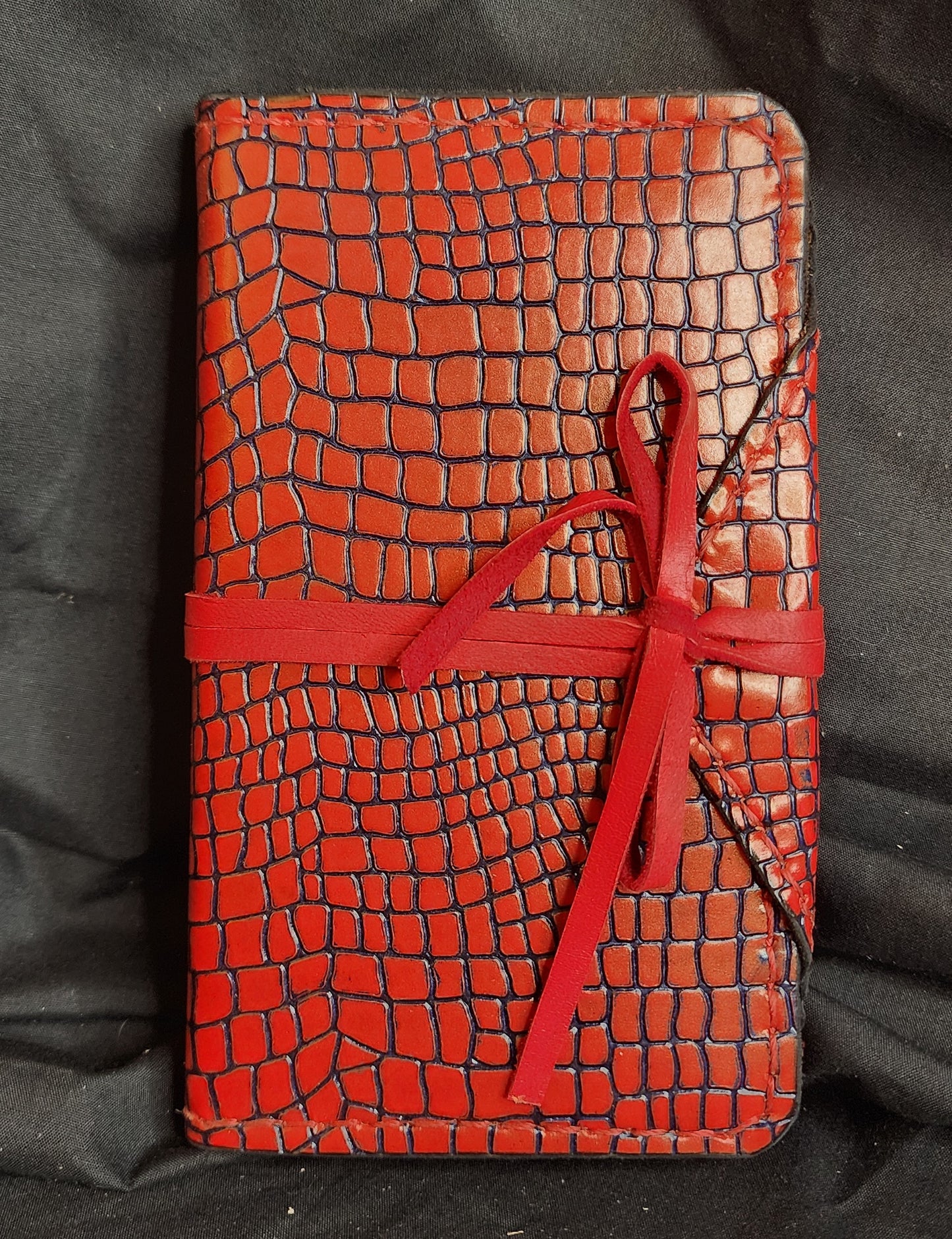 Red Scaled Notebook
