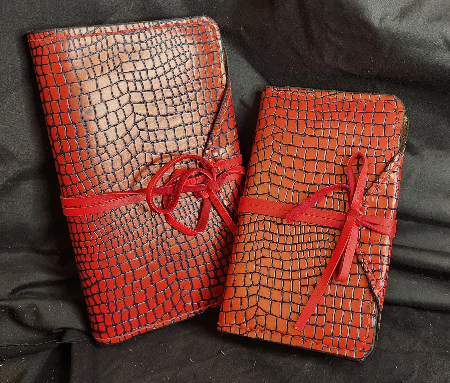Red Scaled Notebook